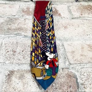 🔥 Mickey Mouse Mickey Unlimited 💯 Silk Tie